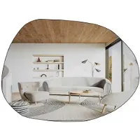 Kalune Design Peili Kalune Design Liora, hopean värinen