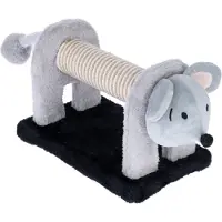 TIAKI Mouse -raapimistolppa kissoille harmaa/musta