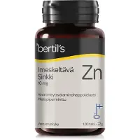 Bertils sinkki imeskelytabletti 10mg n120