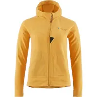 Klättermusen Women's Sigyn Hooded Zip Amber Gold Välikerrospuserot M