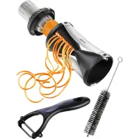 GEFU Spirelli 2.0 - Spiralizer T/Grøntsager - Black - L:18CM