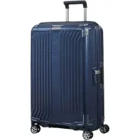 Samsonite Lite-Box 4-pyöräinen vetolaukku 69 cm Sininen