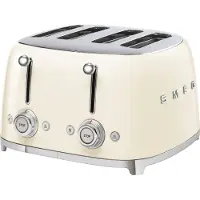 Smeg 50's Style leivänpaahdin 4x4 viipaletta Kermanvalkoinen