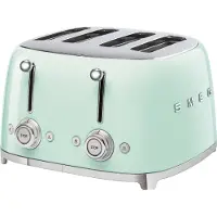 Smeg TSF03PGEU -neljän leivän leivänpaahdin, pastellinvihreä