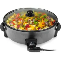 Tristar PZ-9145 Sähkökäyttöinen monitoimipannu, 40 cm, 7,5 L, Musta