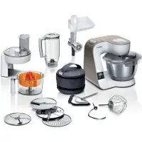 Bosch MUM5XW40 Valkoinen / Shampanja keittiörobotti