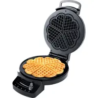 Steba - Vohvelirauta 1200W 16,5 cm Musta