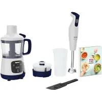 Tefal Yummy Gourmet HB55W4, Tehosekoitin, 0,8 L, 1,1 m, 600 W, Valkoinen