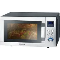 Severin 7777000, Pöytämalli, Grillimikroaaltouuni, 25 L, 900 W, Sisäänrakennettu näyttö, Painikkeet, Rotaatio