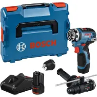 Bosch Pora/ruuvinväännin GSR 12V-35 FC Professional; 12 V; 2x3,0 Ah akku + L-Boxx 102
