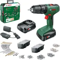 Bosch EasyImpact 18V-40 - Iskevä iskuväännin - akkukäyttöinen - 2-nopeuksinen - avaimeton ruuvitaltta 13 mm - 38 N-m - 2 akkua, mukana laturi - 18 V