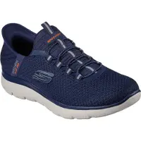SKECHERS for man. 232457 Slip-ins: Summits - High Range marine (45), Fabric, 3 to 5 cm, Laces, Casual, Navy