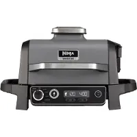 Ninja Woodfire OG701 7-in-1 sähkögrilli 46x46 cm Musta