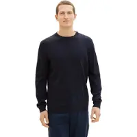 Tom Tailor Basic Crewneck Knit - Navy - M
