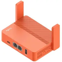 Cudy AC1200, Wi-Fi 5 (802.11ac), Kaksitaajuus (2,4 GHz/5 GHz), Ethernet LAN, Oranssi, Kannettava reititin (TR1200)
