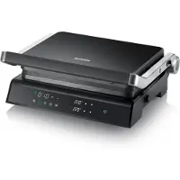 Severin KG2399 -pöytägrilli, 1800 W, musta/ruostumaton teräs
