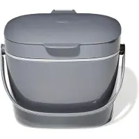 Oxo Easy-Clean Kompostisäiliö 6,6 L, Charcoal