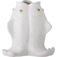 Creative Collection Fili Vase - White - Ø 17 cm