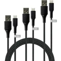 Speedlink USB-A-USB-C-kaapelisarja, musta