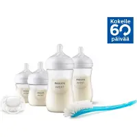 Philips Avent Vauvan lahjapullosetti - 4 pulloa + tutti + harja