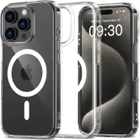 Tech-Protect iPhone 16 Pro Flexair Magneettinen Hybridikotelo - Läpinäkyvä