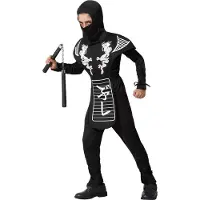 Atosa Ninja Child Child And Custom Musta 7-9 Years