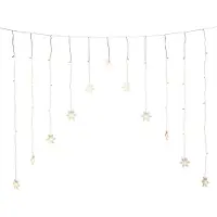 Konstsmide 4048-103 IP44 11 lumihiutaletta valoverho