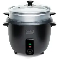 Black & Decker 1,8L musta riisikeitin
