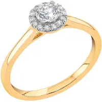 Midem Rome halo-timanttisormus 0,50ct MIGL24070-170