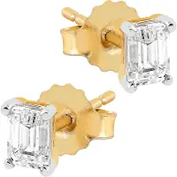 Midem Stockholm timanttikorvakorut 0,50ct keltakulta