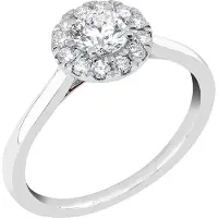Midem Rome halo-timanttisormus 0,75ct MIWGL24103-190