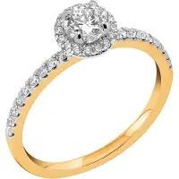 Midem Paris halo-timanttisormus 0,75ct MIGL24074-190
