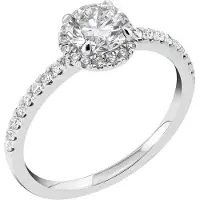 Midem Paris halo-timanttisormus 1,00ct MIWGL24107-175