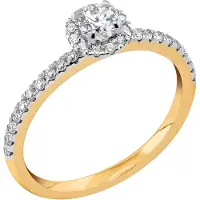 Midem Paris halo-timanttisormus 0,50ct MIGL24073-175