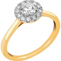 Midem Rome halo-timanttisormus 0,75ct MIGL24071-170