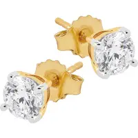 Midem Helsinki timanttikorvakorut 1,00ct keltakulta