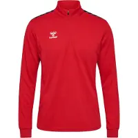 Hummel Hmlauthentic Half Zip Sweat - Red - XXL