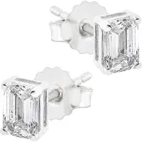 Midem Stockholm timanttikorvakorut 0,75ct valkokulta