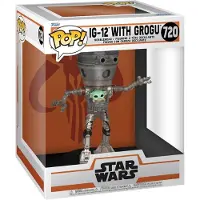 Funko POP! Mandalorialainen Tähtien Sota Deluxe Ig-12 Ja Grogu