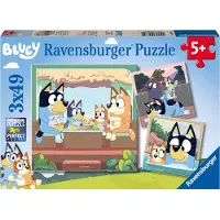 Ravensburger Bluey Toys palapelit 3x 49 kpl