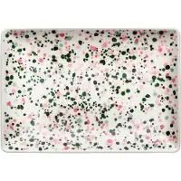 Iittala - Oiva Toikka Collection Lautanen 15x21 cm Helle pinkki-vihreä