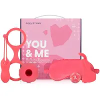 Feelztoys Seksilelusetti You & Me, vaaleanpunainen