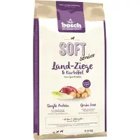 Bosch Seniorikoirankroketit - - HPC Plus - Vuohi / Perunat - 12,5 kg - Musta