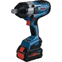 Bosch Iskumutterinväännin GDS 18V-1050 H BITURBO; 18 V ProCORE; 18 V; 2x5,5 Ah akku