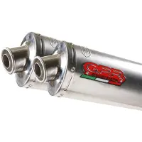 Gpr Exhaust Systems Tondo/round Inox Double Triumph Speed Triple 1050 05-10 Cat Homologoitu Slip On äänenvaimennin