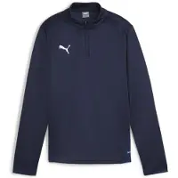 Puma Harjoituspaita Teamgoal 1/4 Vetoketju - Navy/valkoinen/persian Blue Lapset, koko 176 cm