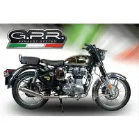 Gpr Exhaust Systems Deeptone Inox Royal Enfield Continental Gt 535 2014-2016 Round Ei-homologoitu Slip-on äänenvaimennin