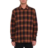 Volcom Baystone Flannel Paita black Koko S