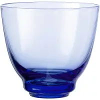 Holmegaard Flow Vandglas 35 Cl Mørk Blå - Blue - 35 CL