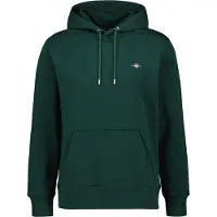 Gant for man. 2007058 Shield hoodie green (XL), Casual, Cotton, Long sleeve